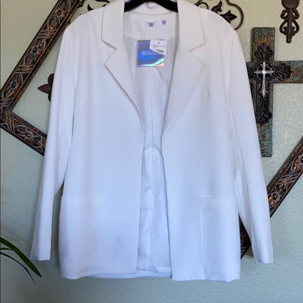 Blazer.  White. New with Tags. Nordstrom.